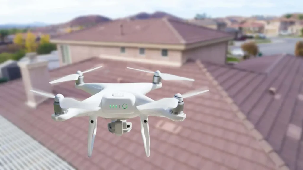 drone inspecting roof for hidden issues