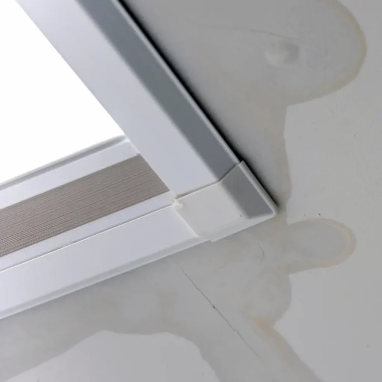Leaking skylight causing water damage