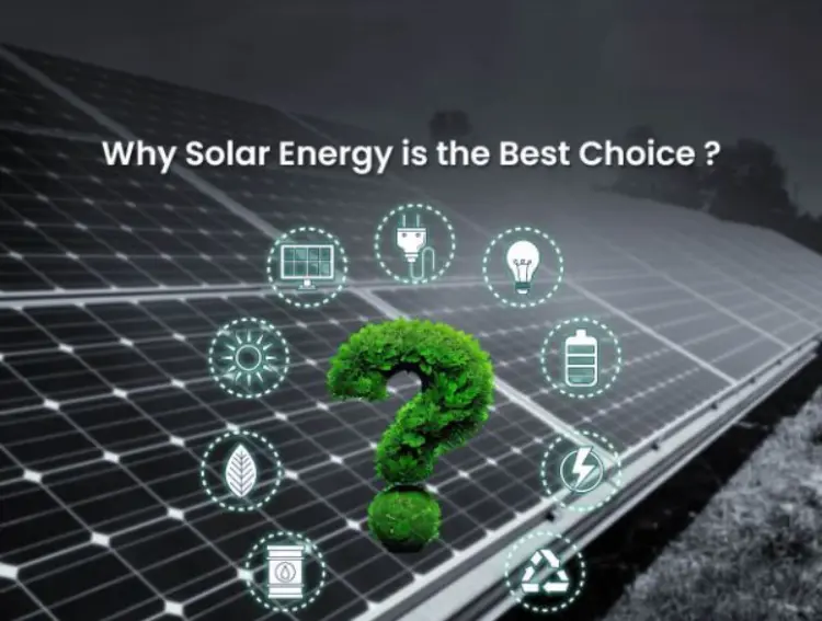 Visual comparison of fossil fuel energy vs. clean solar energy, emphasizing environmental benefits.